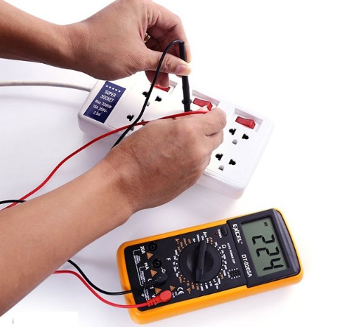 Sử dụng đồng hồ vạn năng để kiểm tra mạch điện