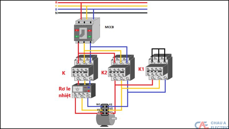 Mạch khởi động sao – tam giác: Nguyên lý, cấu tạo, phân loại và ứng dụng thực tế 1 Mach khoi dong sao tam giac dong co la gi