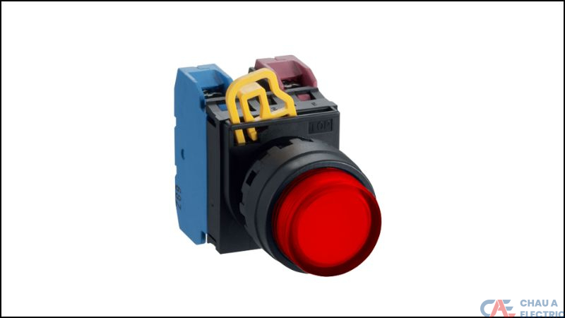 Tổng hợp các loại nút nhấn tủ điện phổ biến 2 Nut nhan IDEC YW1L A2E11QM3R