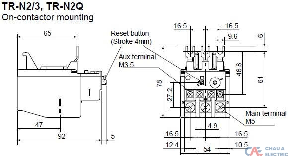 Relay Nhiệt TR-N2 FUJI ELECTRIC 2 RELAY NHIET TR N2 FUJI