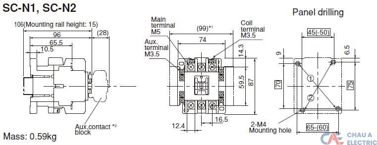 CONTACTOR SC-N1 FUJI ELECTRIC 2 SC N1 FUJI