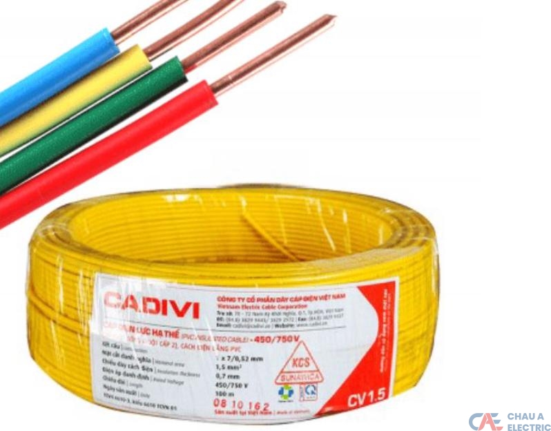Dây điện Cadivi đảm bảo cách điện tốt