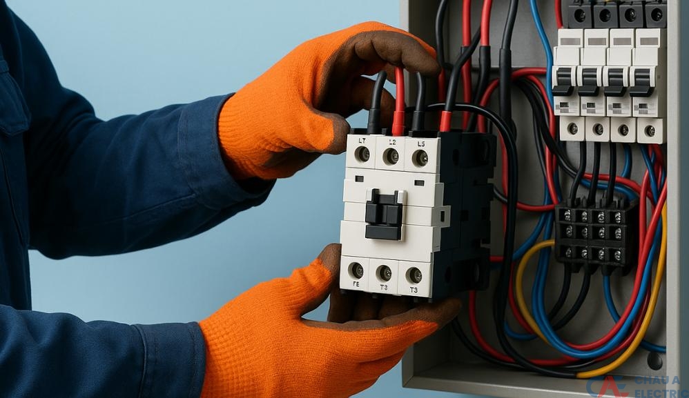 Contactor bị cháy - Nguyên nhân, dấu hiệu và cách khắc phục 2 Lắp đặt contactor có công suất không tương ứng dẫn đến sự cố hỏng, cháy