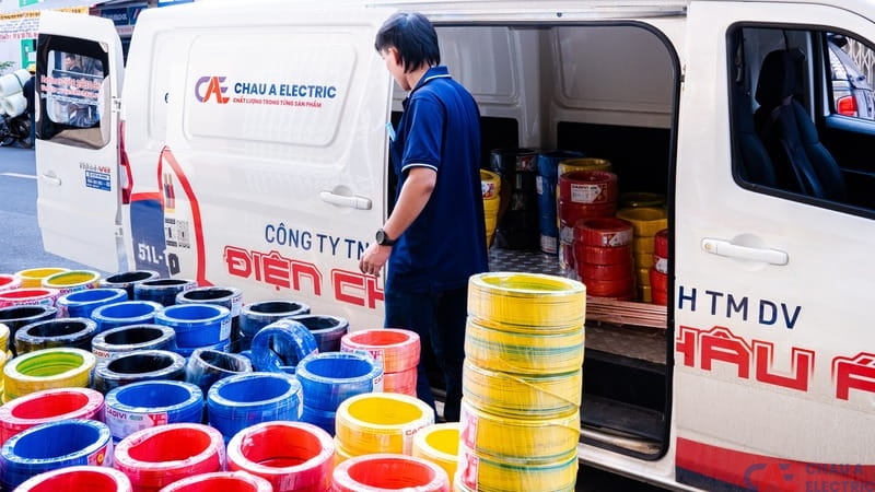 Giới thiệu Điện Châu Á 6 Xe giao hàng Điện Châu Á