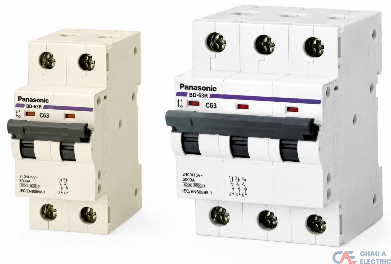 Sản phẩm aptomat của thương hiệu Panasonic