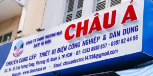 Cửa hàng thiết bị điện phường Chợ Lớn