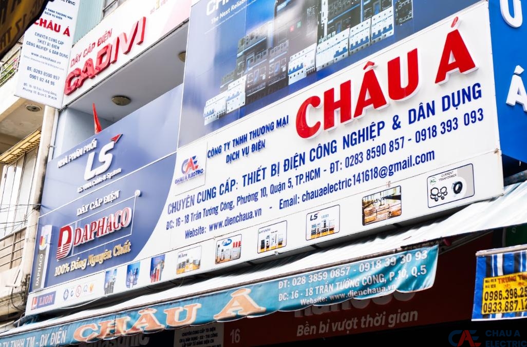 Cửa hàng Điện Châu Á chuyên phân phối cáp điện chống nhiễu chất lượng