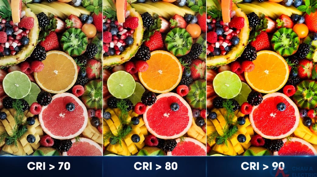 Chỉ số CRI càng cao thì độ chân thực màu sắc càng lớn